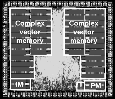 Layout plot of the BBP2 processor